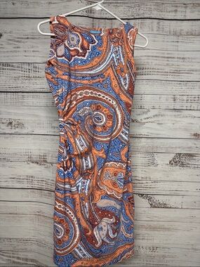 J. McLaughlin Catalina Cloth Ruched Tank Dress